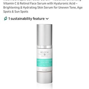 Kleem Organics Dark Spot Corrector Night Serum - Silver and White